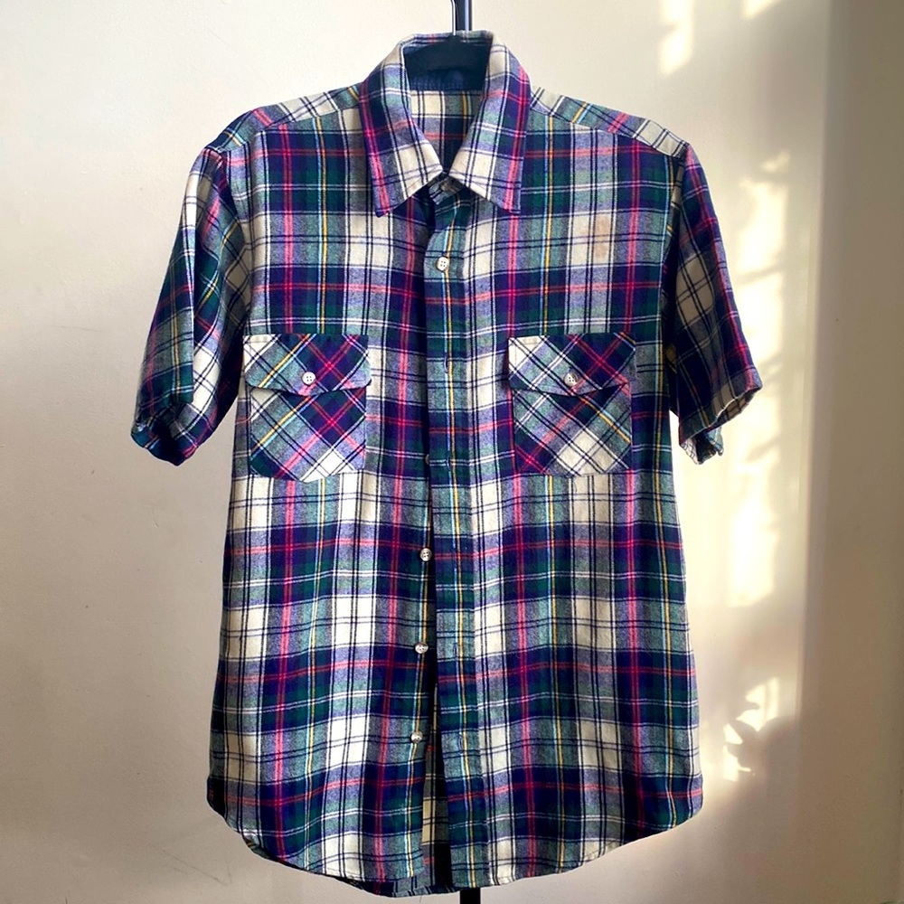 Vintage short sleeve button up
